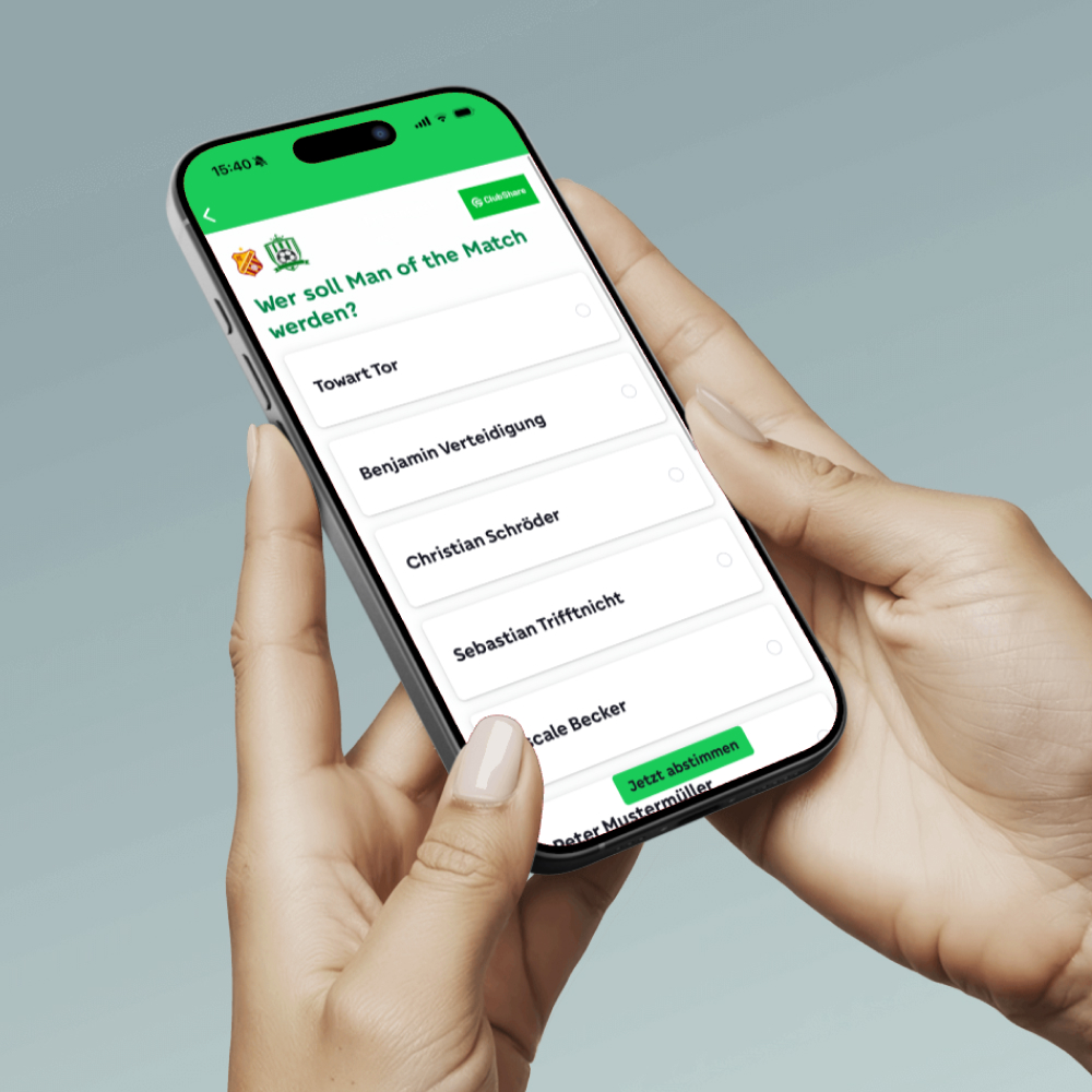 Player of the Match Abstimmung