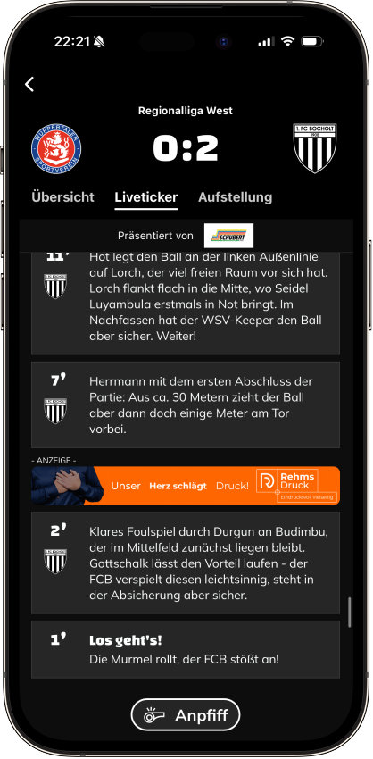 sponsoring liveticker